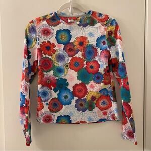 Reel Legends Performance Clothing Freeline Long Sleeve Top Floral Fishing Angler